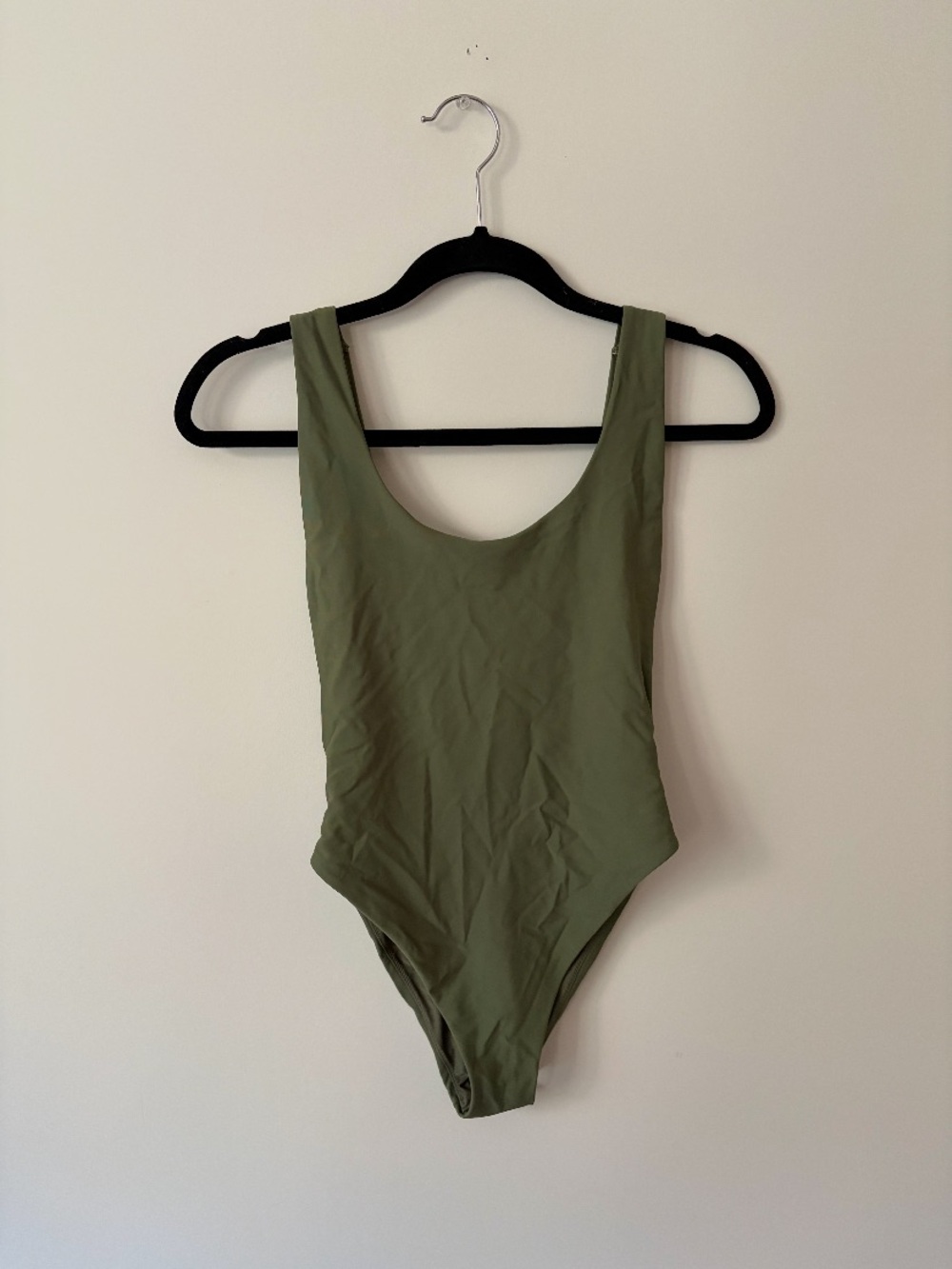 Olive Green One-Piece Swimsuit Bathing Suit Sage Forest